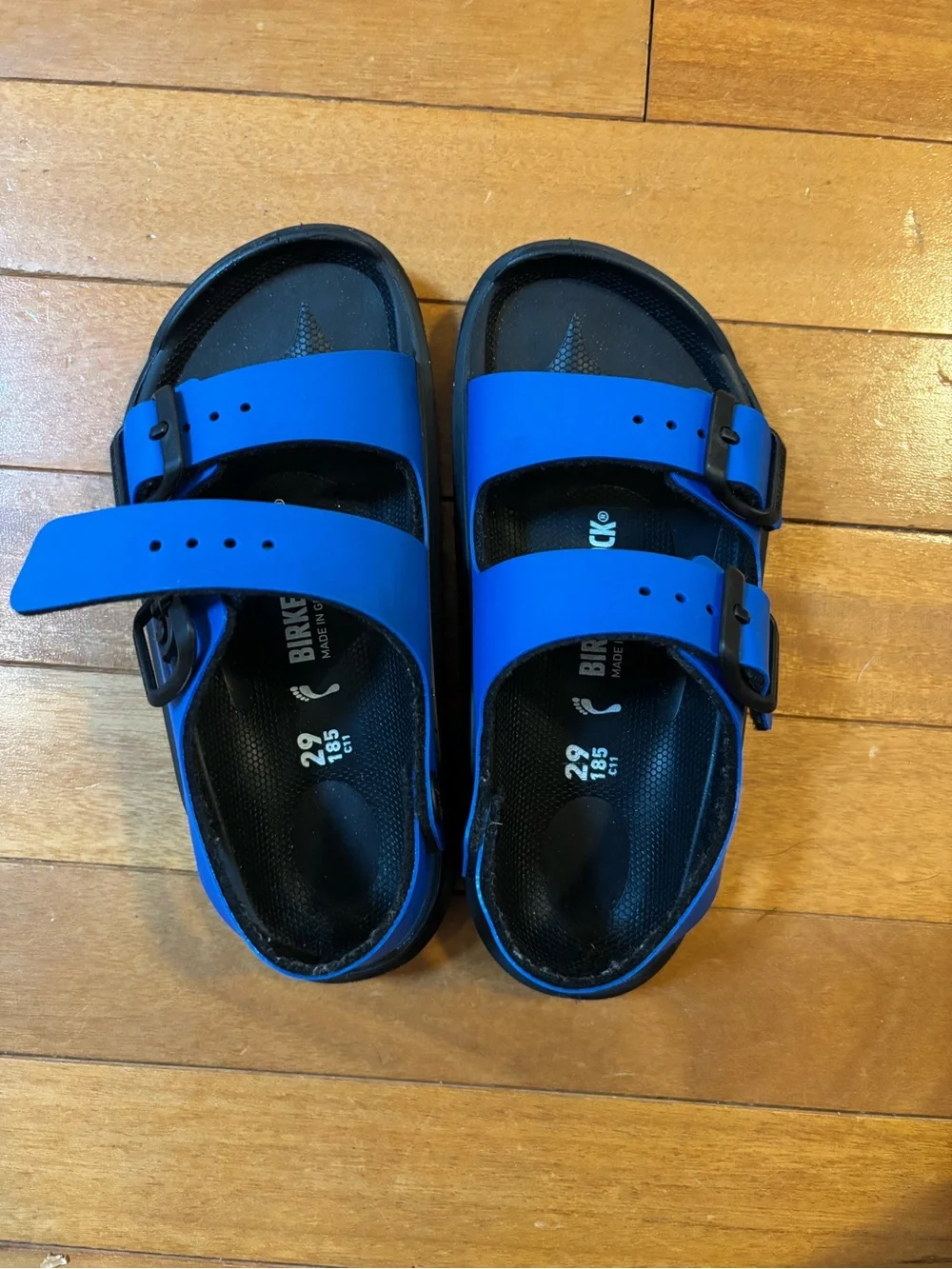 Birkenstock Kids Blue EVA Two-Strap Sandals